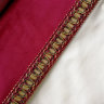 Сутаж Velvet Classic бордовый, золото 2,5 см 